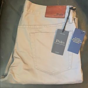 NWT POLO RALPH LAUREN STRAIGHT MENS PANTS 32x32
